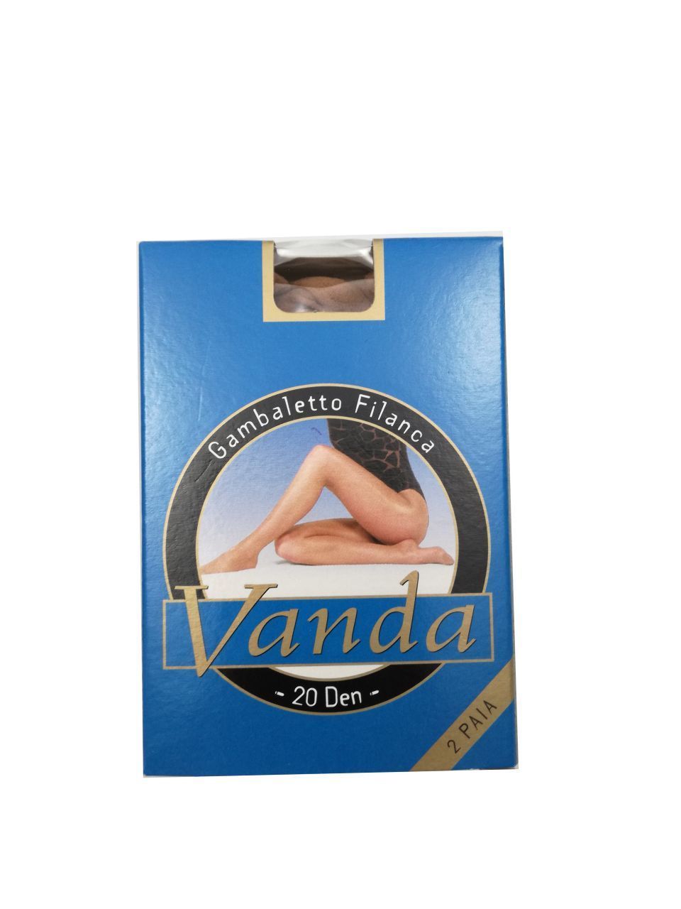 Vanda 2 pár finomszálú térdfix 20den