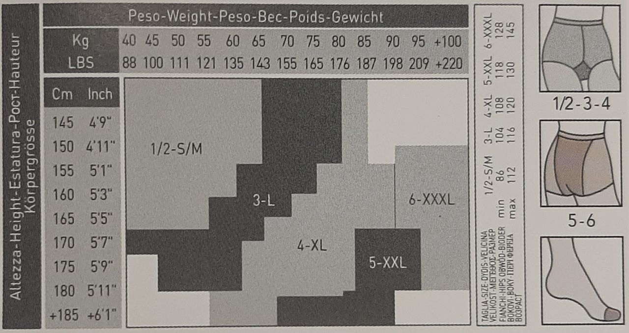 DONNA BC VITALITY 40 DENES LYCRÁS HARISNYANADRÁG SPECIAL SIZE