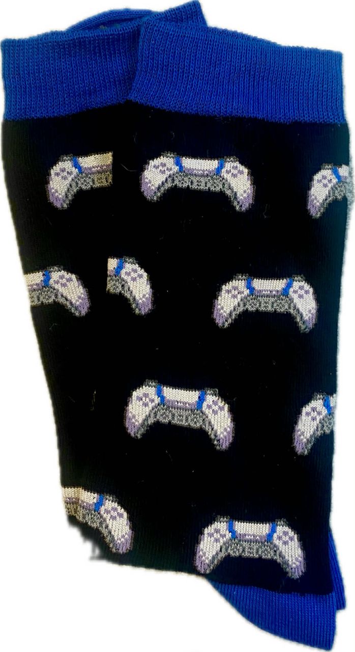 Konzol mintás zokni 